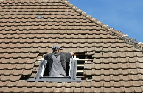 Pose de velux - Hermeray